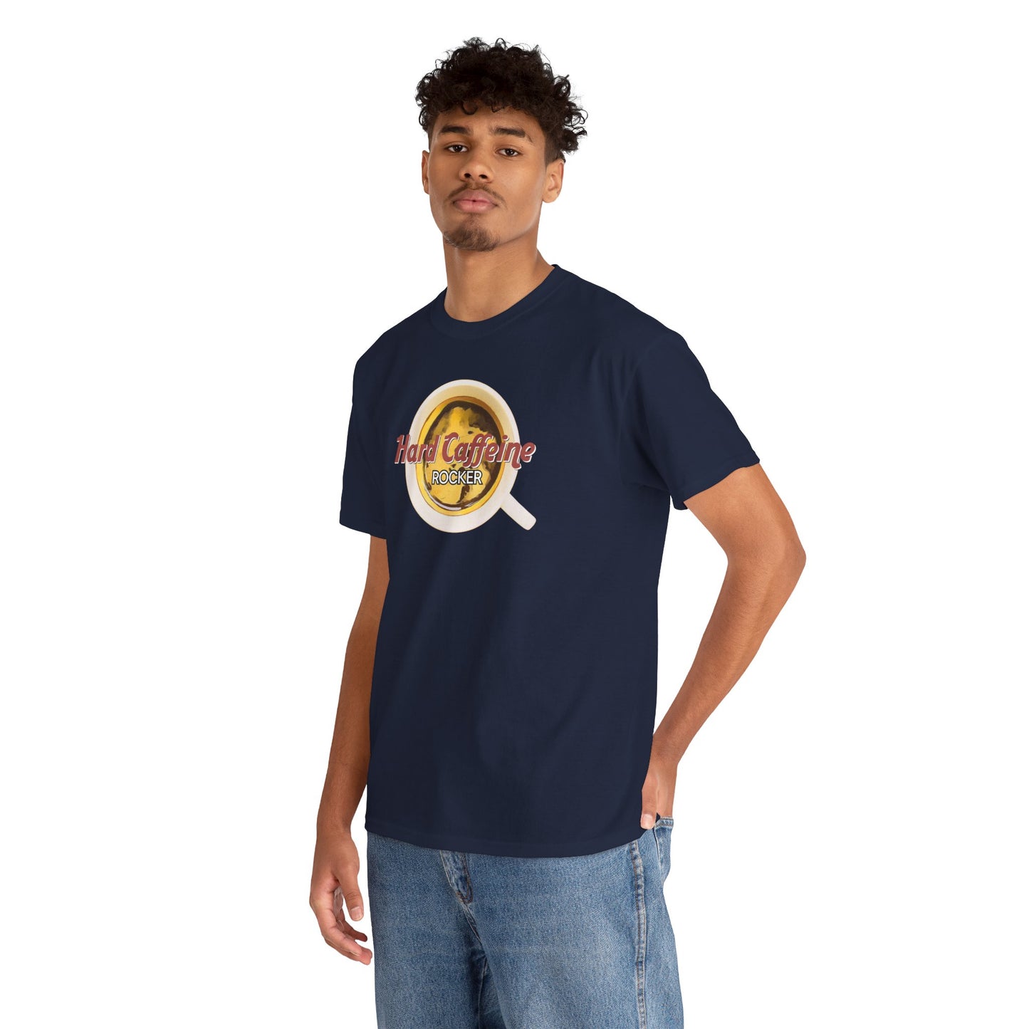 Hard Caffeine ROCKER Unisex Heavy Cotton Tee