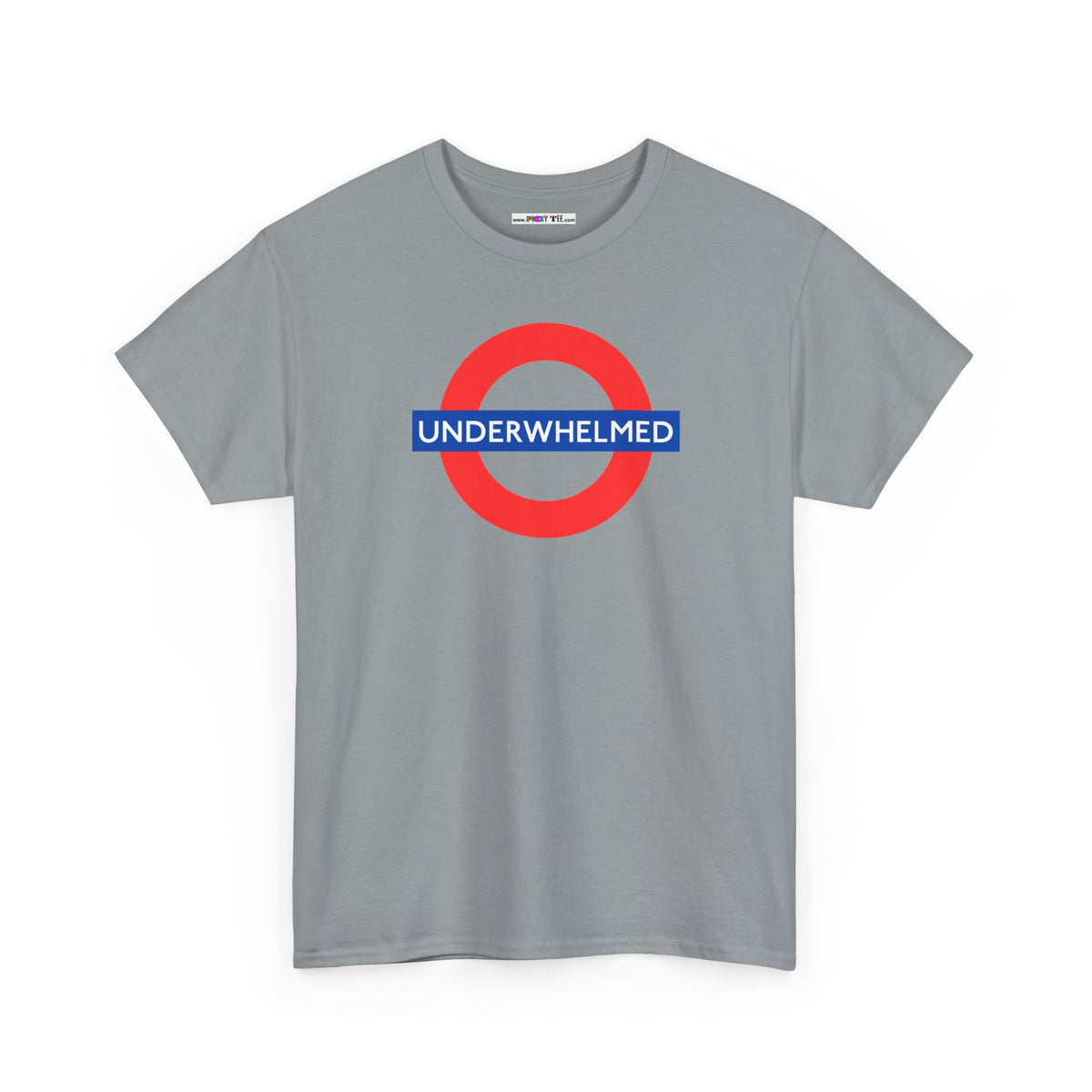 UNDERWHELMED Unisex Heavy Cotton Tee