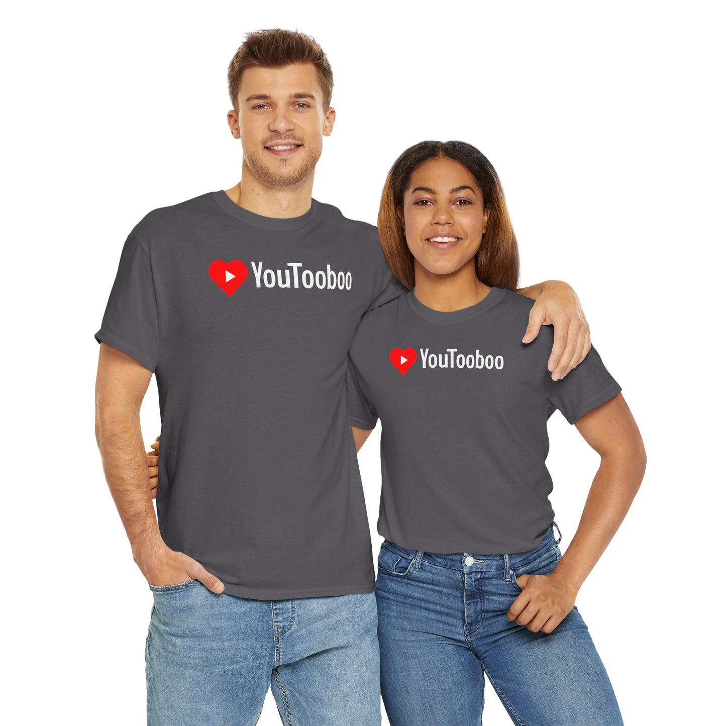HEART Youtooboo Unisex Heavy Cotton Tee