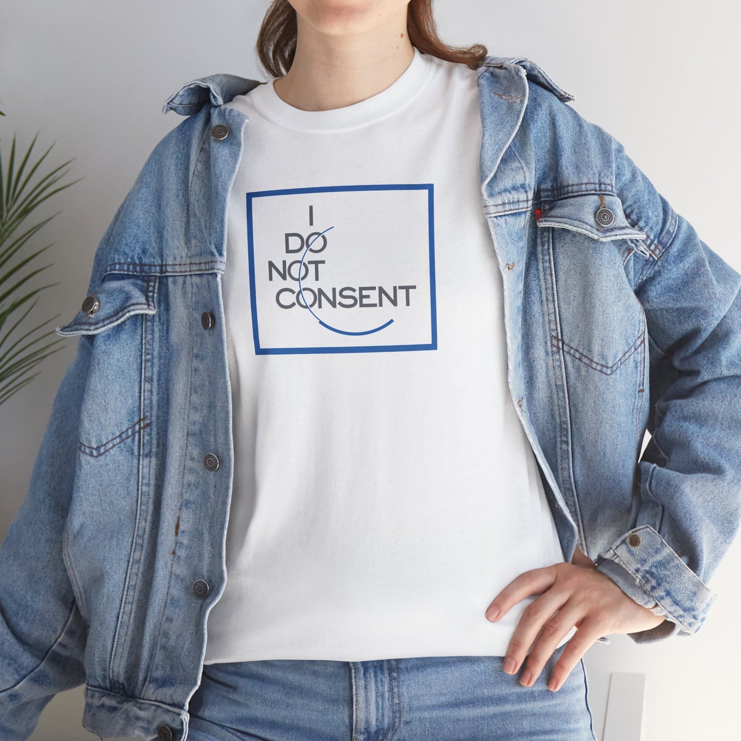 I DO NOT CONSENT Unisex Heavy Cotton Tee