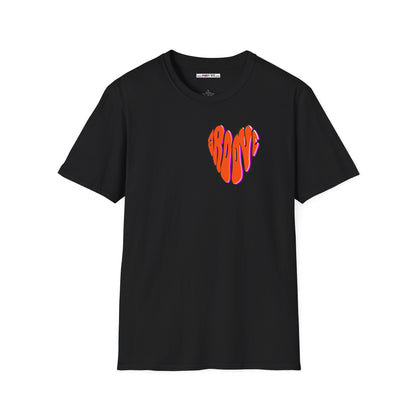 GROOVE is in THE HEART Unisex Softstyle 100% Cotton T-Shirt