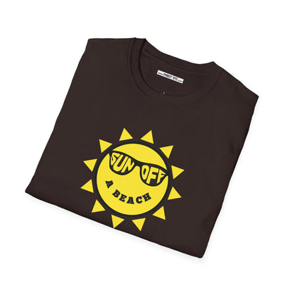 SUN OFF A BEACH Unisex Softstyle 100% Cotton T-Shirt