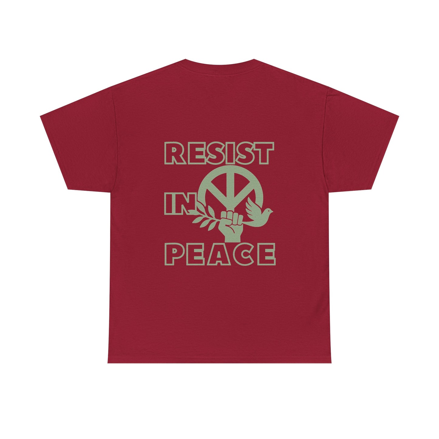 RESIST IN PEACE Unisex Heavy Cotton Tee