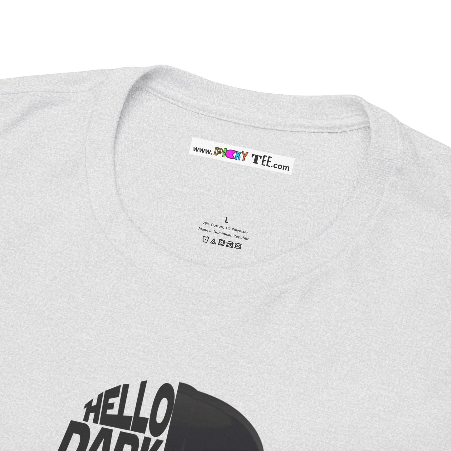 HELLO DARKSIDE MY OLD FRIEND Unisex Heavy Cotton Tee