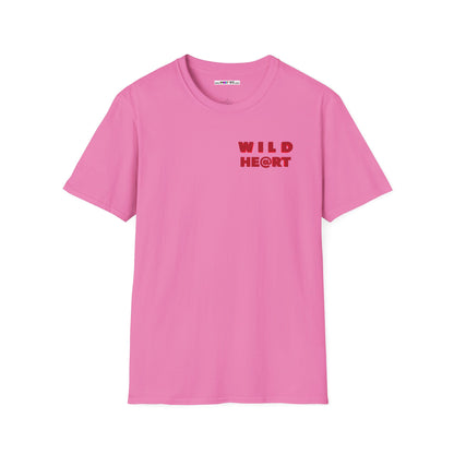 WILD AT HEART Unisex Softstyle 100% Cotton T-Shirt