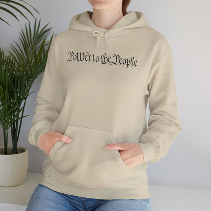 poWEr to THE PEOPLE Unisex Heavy Blend™ Hooded Sweatshirt