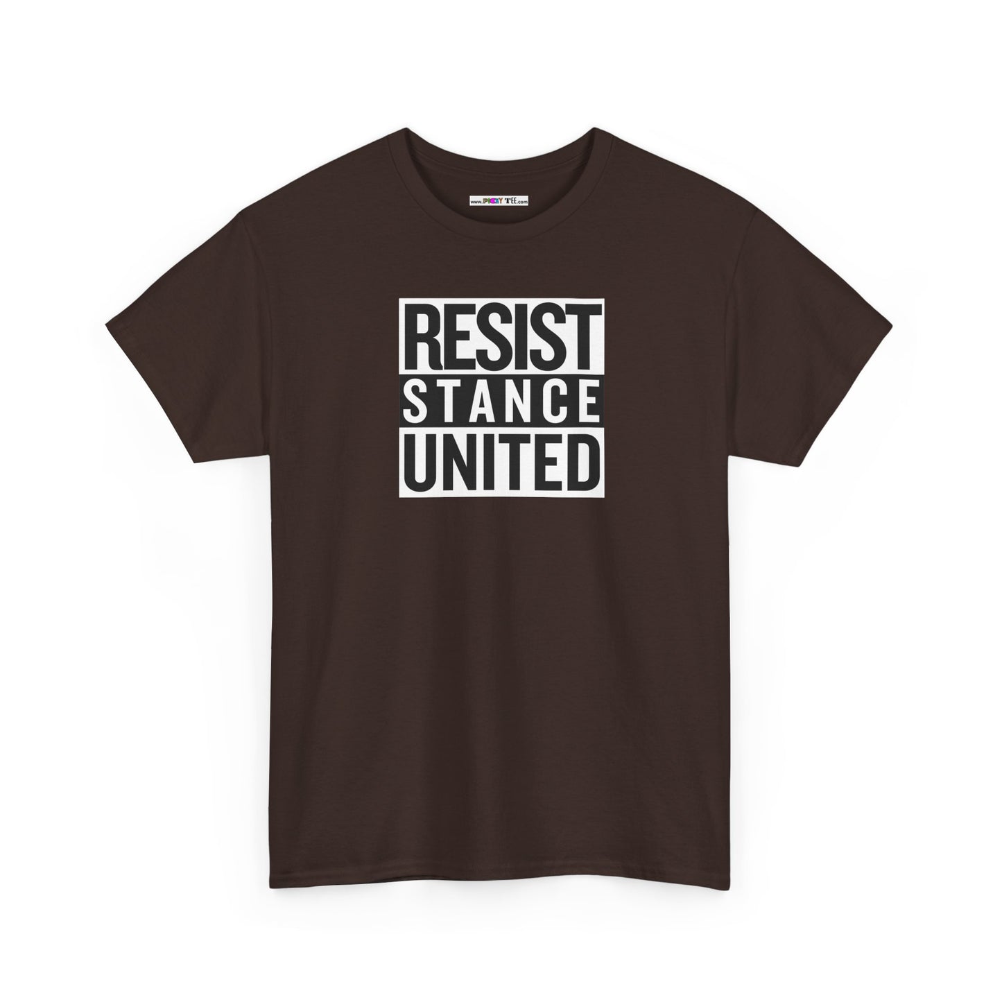 RESIST STANCE UNITED Unisex Heavy Cotton Tee