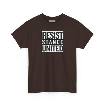 RESIST STANCE UNITED Unisex Heavy Cotton Tee