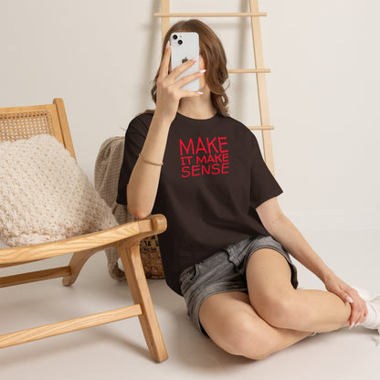 MAKE IT MAKE SENSE Unisex Heavy Cotton Tee