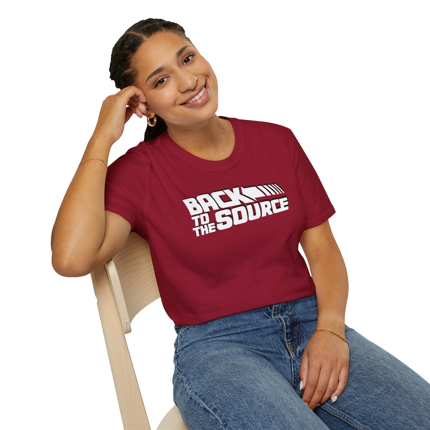 BACK TO THE SOURCE Unisex Softstyle 100% Cotton T-Shirt