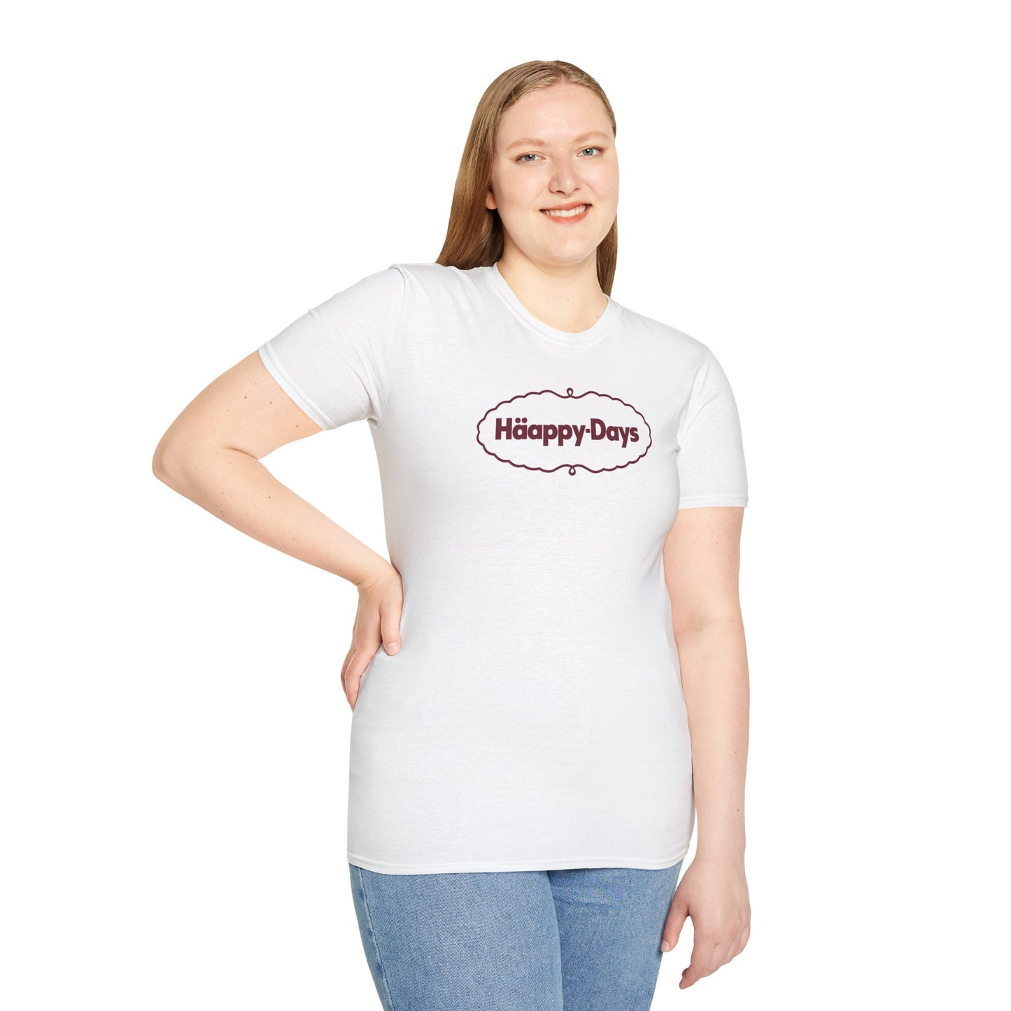 Häappy-Days Unisex Softstyle 100% Cotton T-Shirt