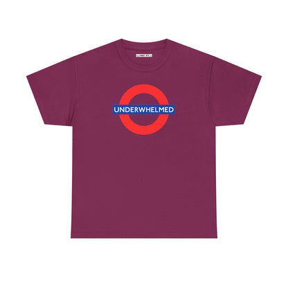 UNDERWHELMED Unisex Heavy Cotton Tee