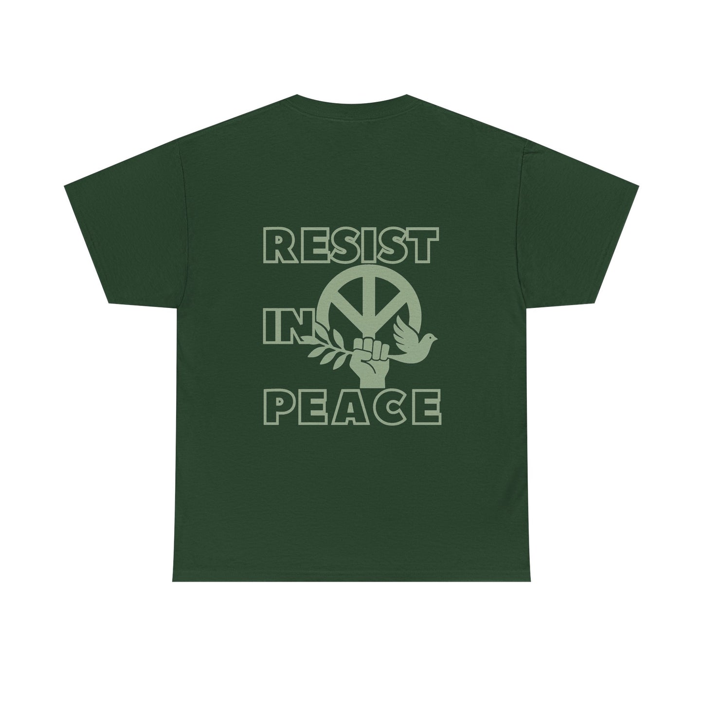 RESIST IN PEACE Unisex Heavy Cotton Tee