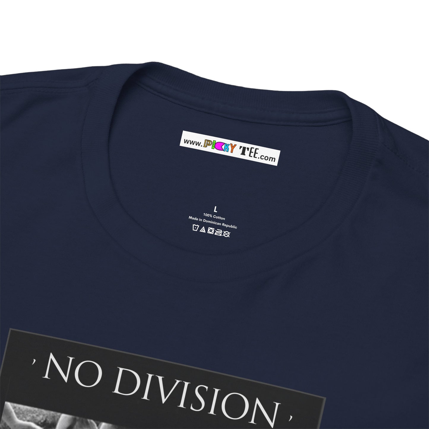 'NO DIVISION' LOVE WILL TREAD US A PATH Unisex Heavy Cotton Tee