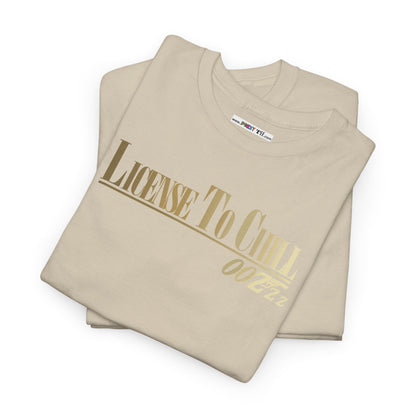 LICENSE TO CHILL 00Zzz Unisex Heavy Cotton Tee