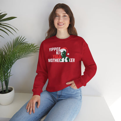 YIPPEE KI YULE MOTHER...KER  Unisex Heavy Blend™ Crewneck Sweatshirt