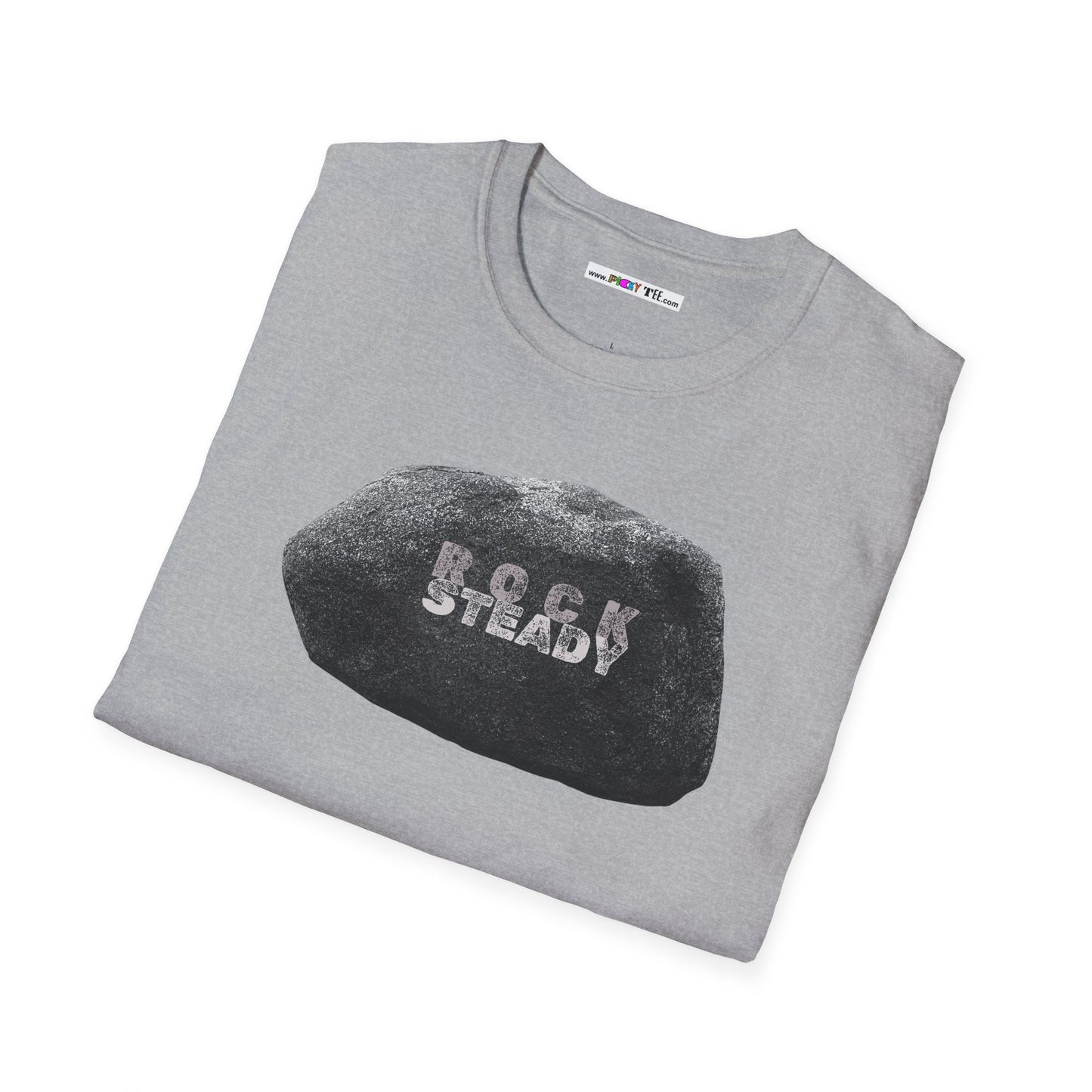 ROCK steady Unisex Softstyle 100% Cotton T-Shirt