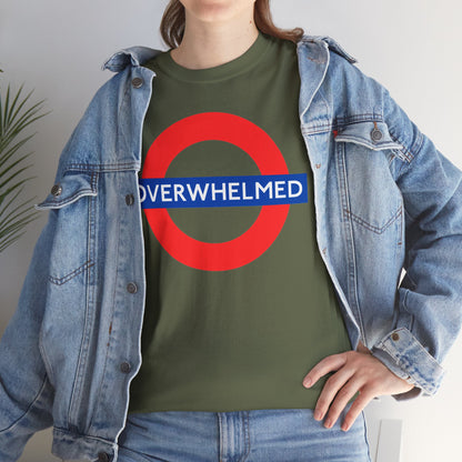 OVERWHELMED Unisex Heavy Cotton Tee