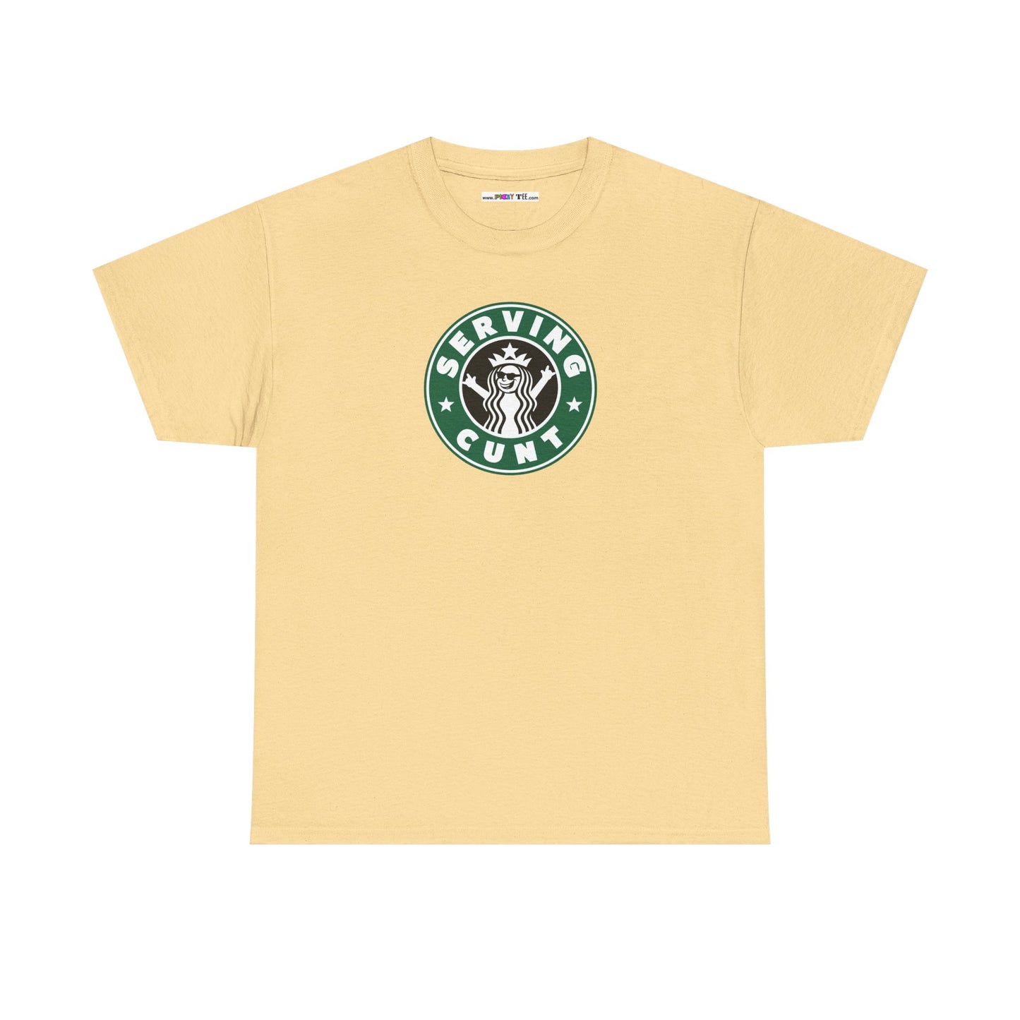 SERVINGCUNT Unisex Heavy Cotton Tee