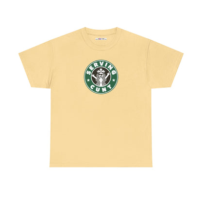 SERVINGCUNT Unisex Heavy Cotton Tee