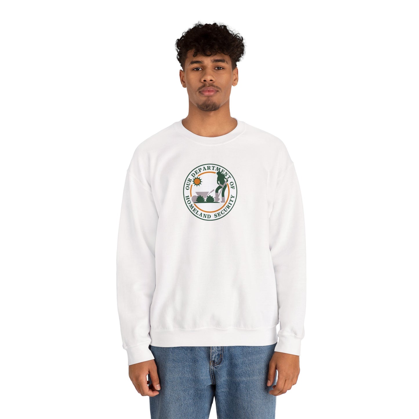 HOMELAND SECURITY (OUR DEPARTMENT OF)  Unisex Heavy Cotton Sweatshirt