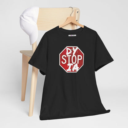 STOP DYSTOPIA Unisex Heavy Cotton Tee