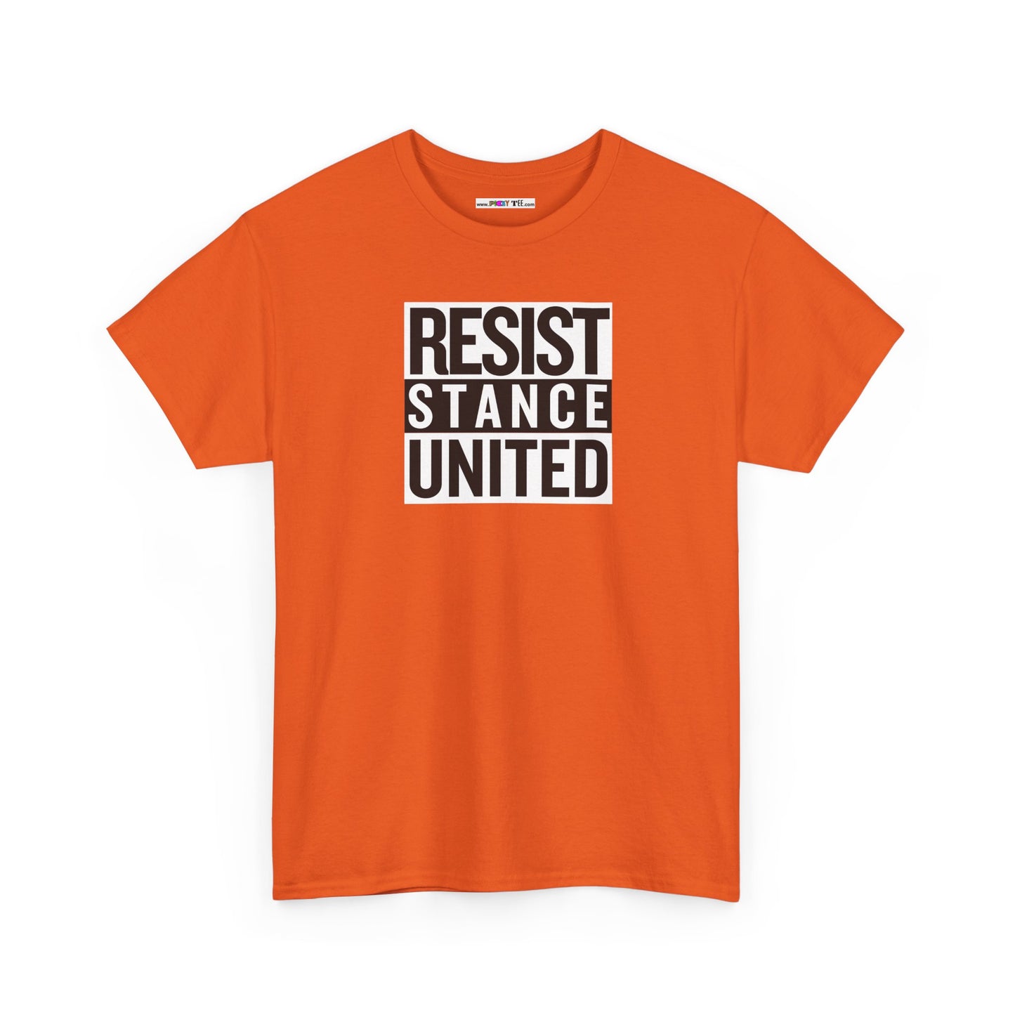 RESIST STANCE UNITED Unisex Heavy Cotton Tee