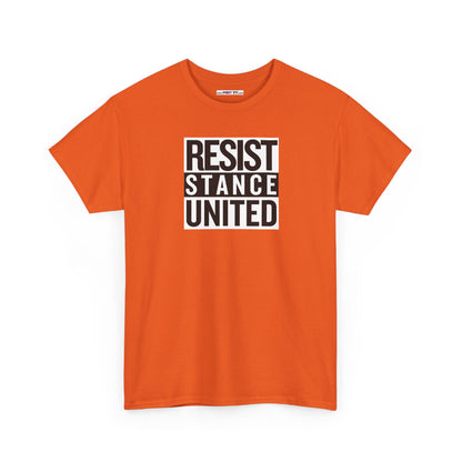 RESIST STANCE UNITED Unisex Heavy Cotton Tee