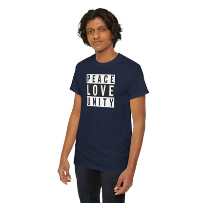 PEACELOVEUNITY Unisex Heavy Cotton Tee