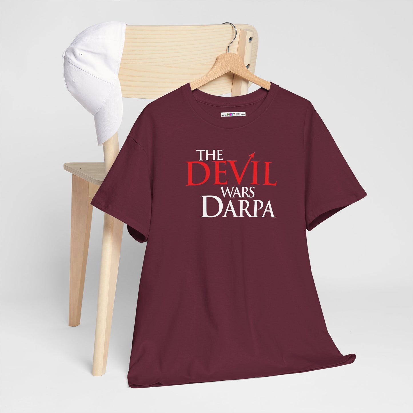 THE DEVIL WARS DARPA Unisex Heavy Cotton Tee