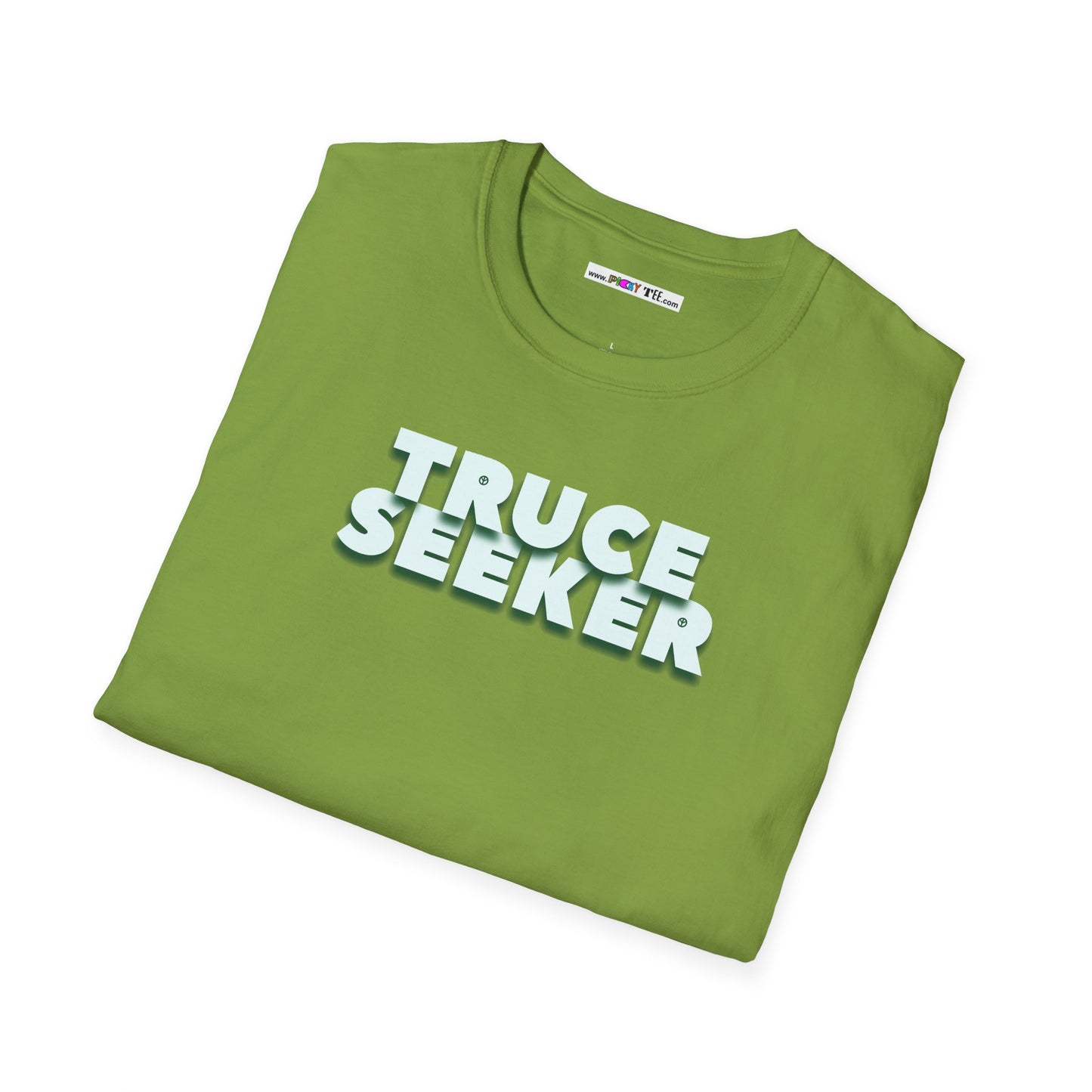 TRUCE SEEKER Unisex Softstyle 100% Cotton T-Shirt