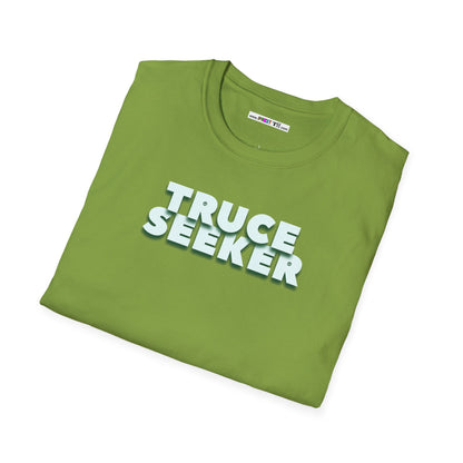 TRUCE SEEKER Unisex Softstyle 100% Cotton T-Shirt