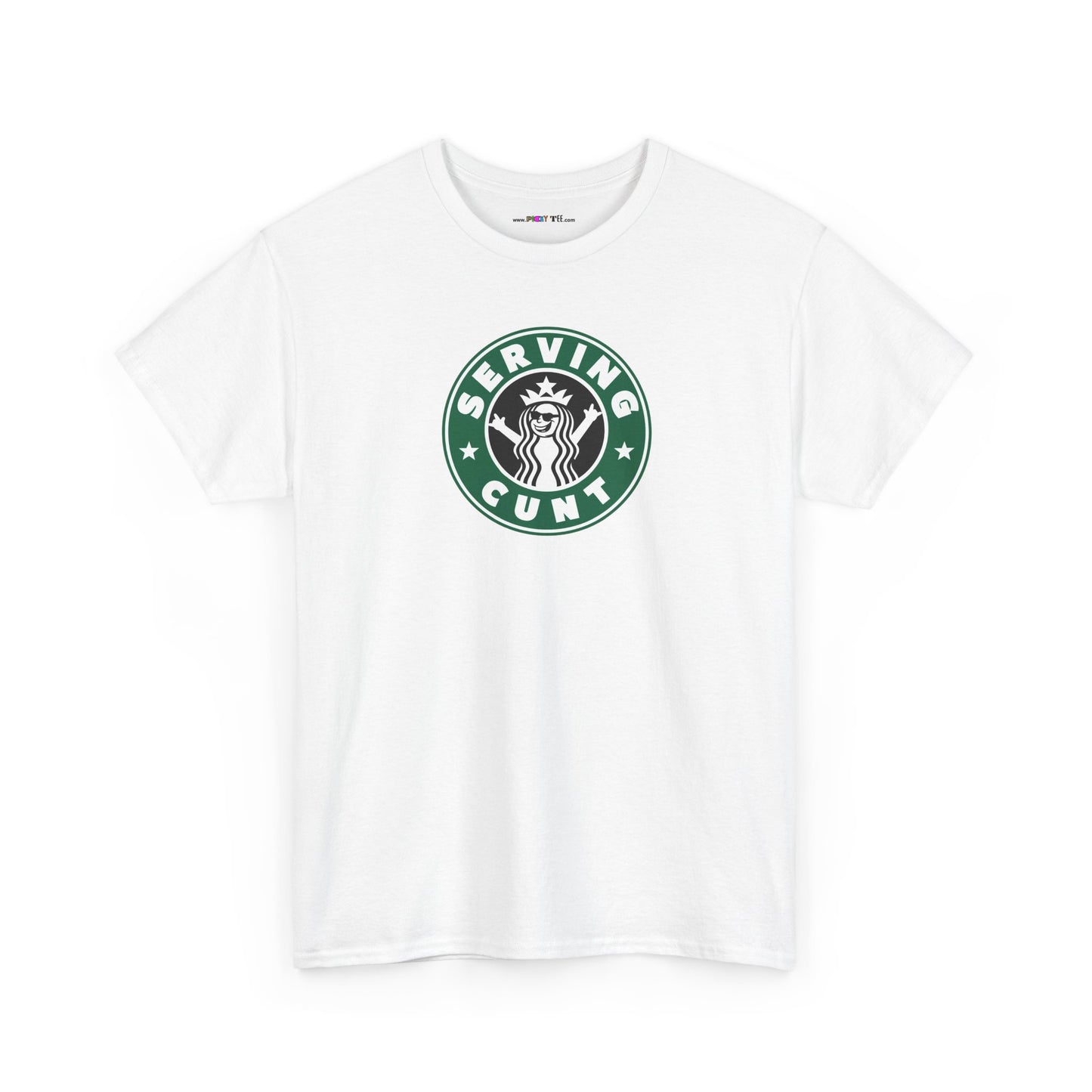 SERVINGCUNT Unisex Heavy Cotton Tee