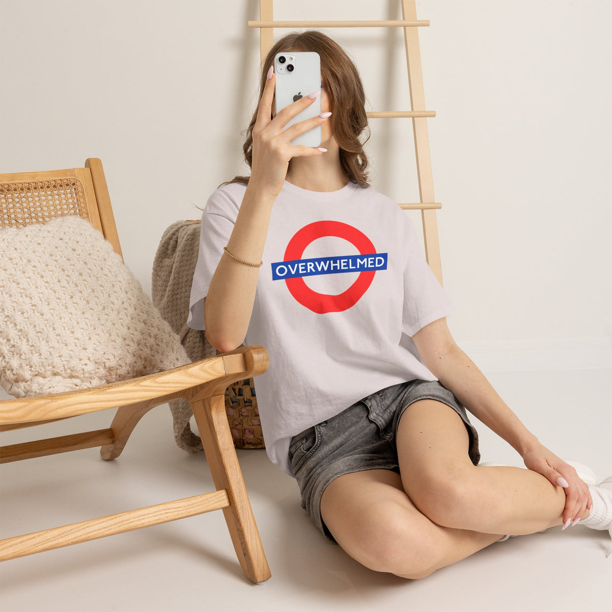 OVERWHELMED Unisex Heavy Cotton Tee