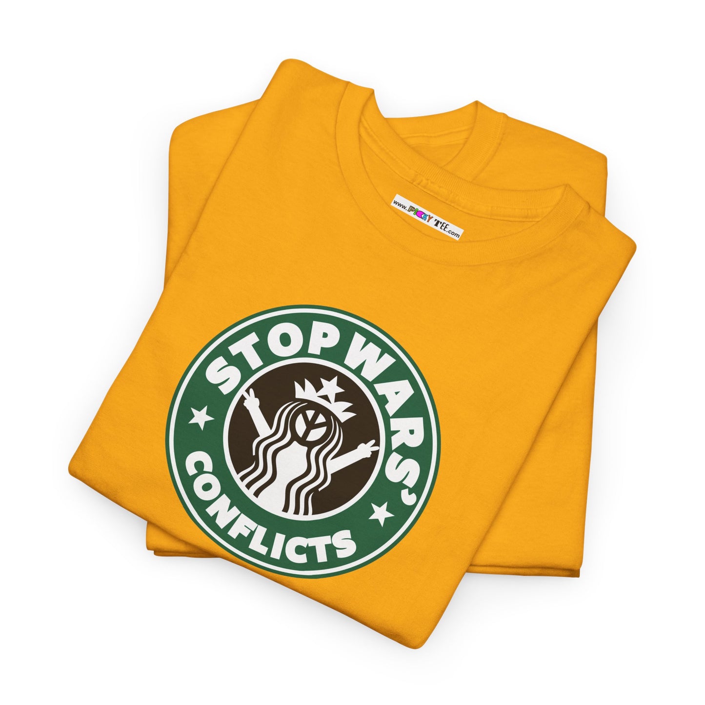 STOP WARS' CONFLICTS Unisex Heavy Cotton Tee
