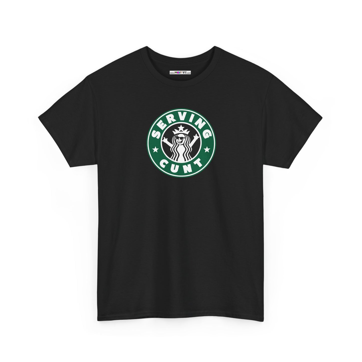 SERVINGCUNT Unisex Heavy Cotton Tee