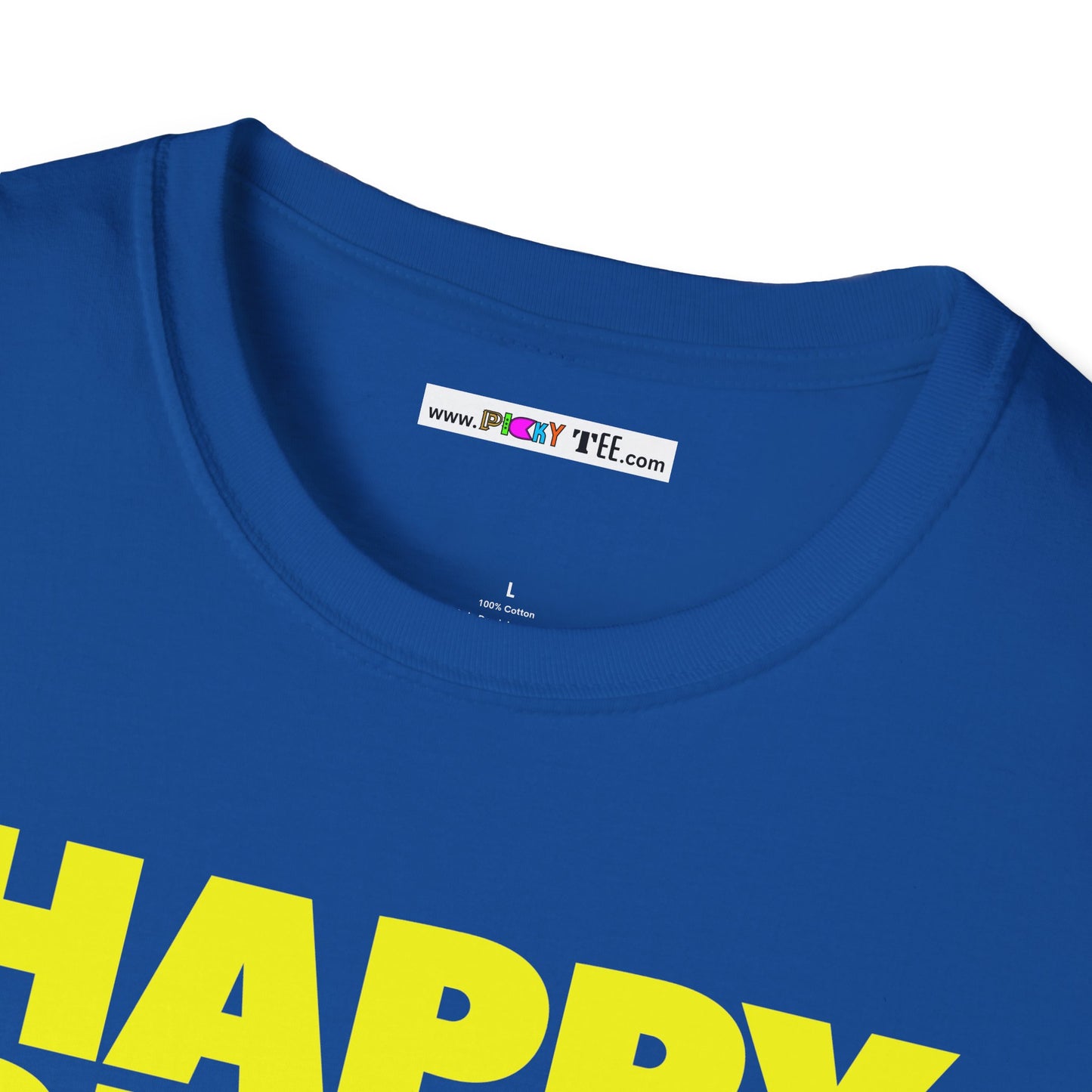 HAPPY PLACE/PEACE Unisex Softstyle 100% Cotton T-Shirt