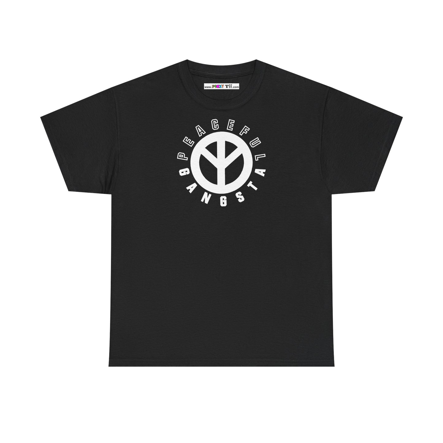 PEACEFUL GANGSTA Unisex Heavy Cotton Tee