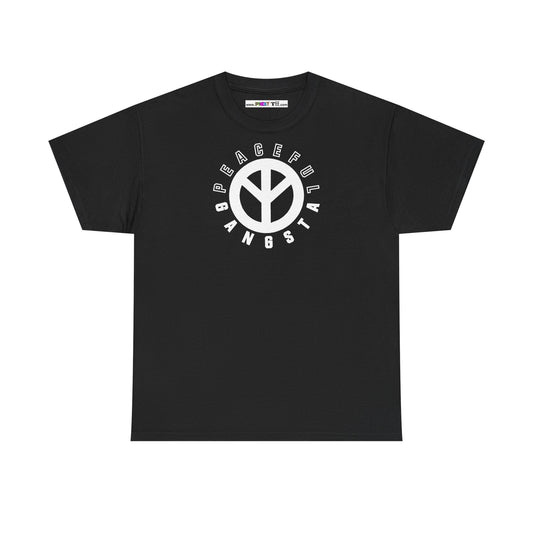 PEACEFUL GANGSTA Unisex Heavy Cotton Tee