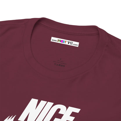 NICE... JUST BE. Unisex Heavy Cotton Tee