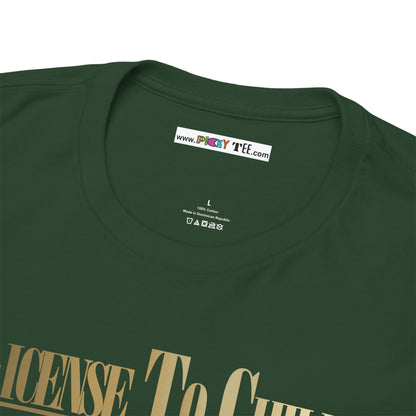 LICENSE TO CHILL 00Zzz Unisex Heavy Cotton Tee