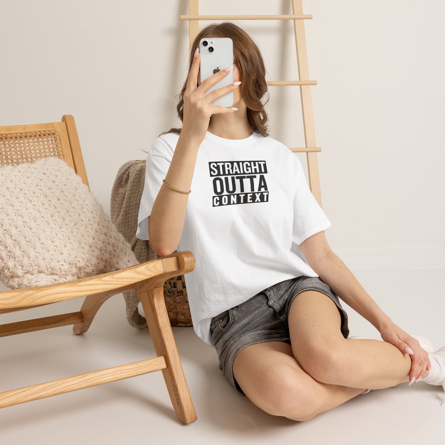 STRAIGHT OUTTA CONTEXT Unisex Heavy Cotton Tee