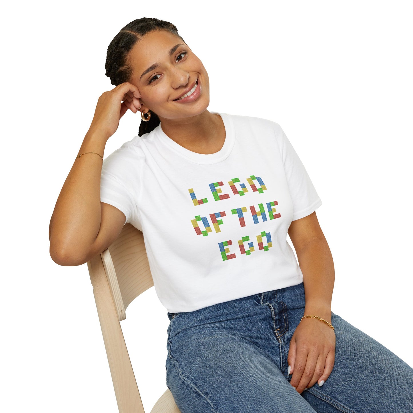 L3G0 OF THE EGO Unisex Softstyle 100% Cotton T-Shirt