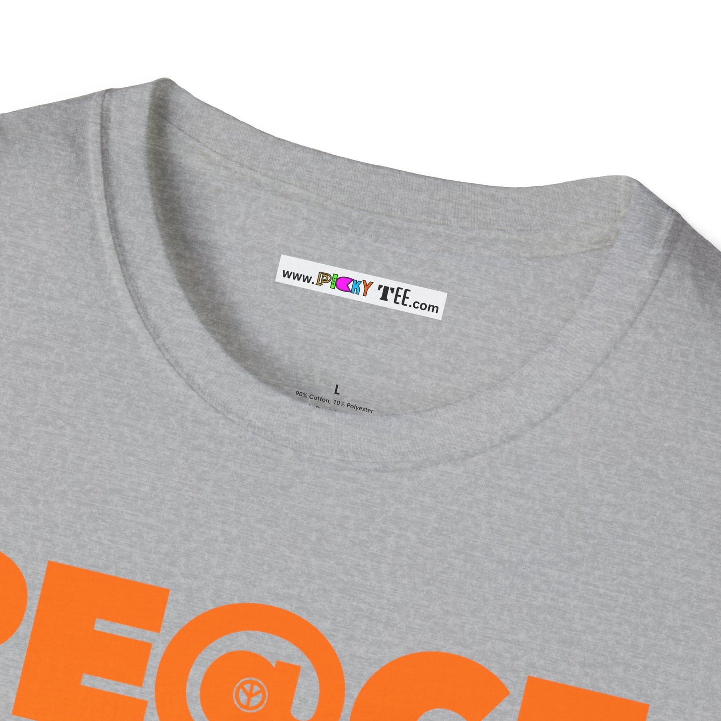 AT PEACE Unisex Softstyle 100% Cotton T-Shirt