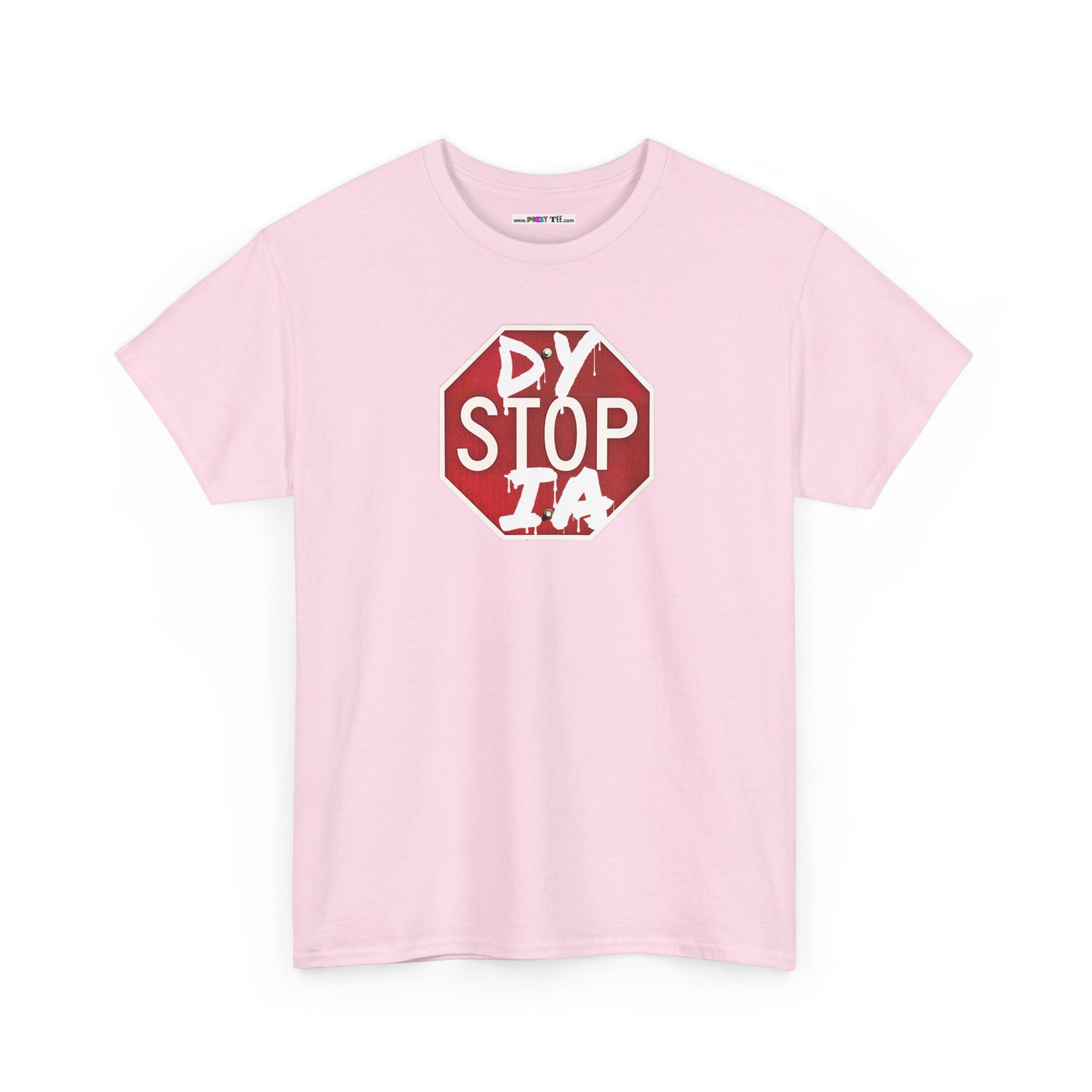 STOP DYSTOPIA Unisex Heavy Cotton Tee