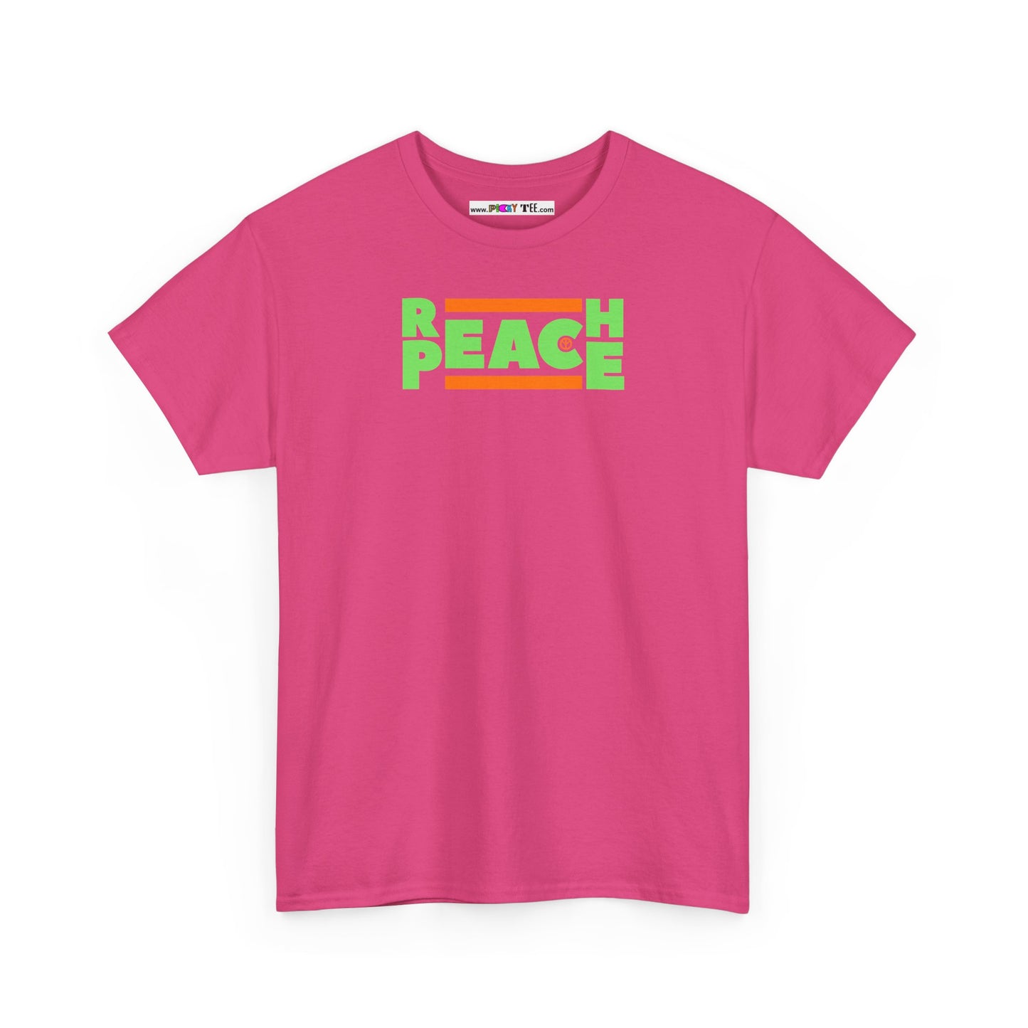 REACH PEACE Unisex Heavy Cotton Tee