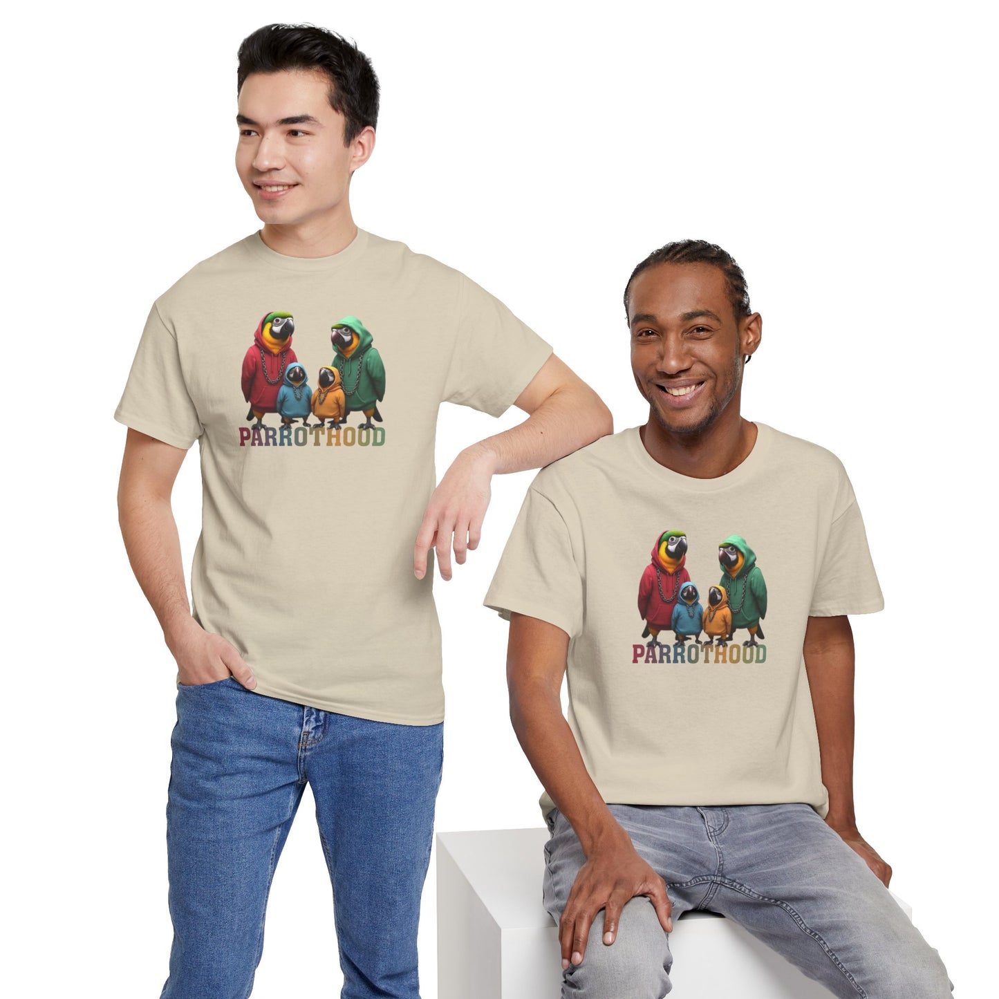 PARROTHOOD Unisex Heavy Cotton Tee