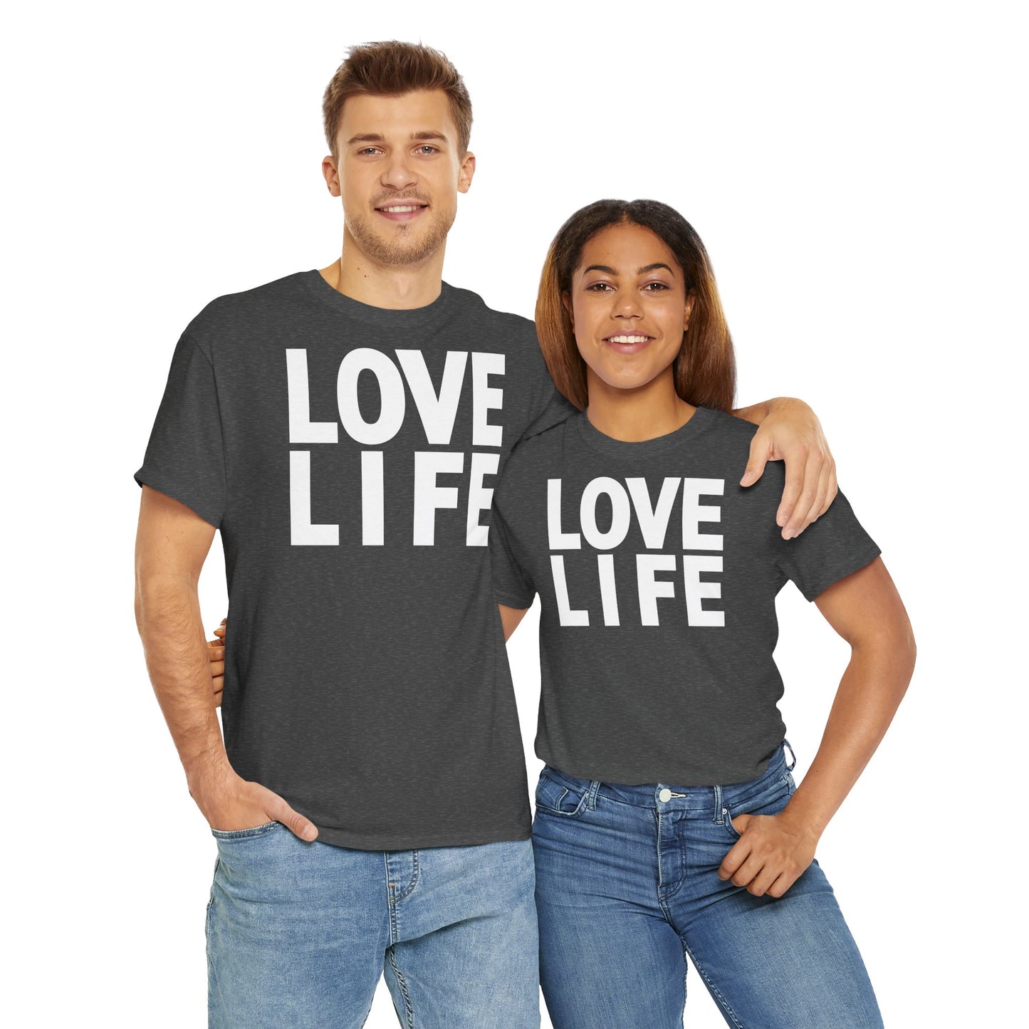 LOVE LIFE Unisex Heavy Cotton Tee