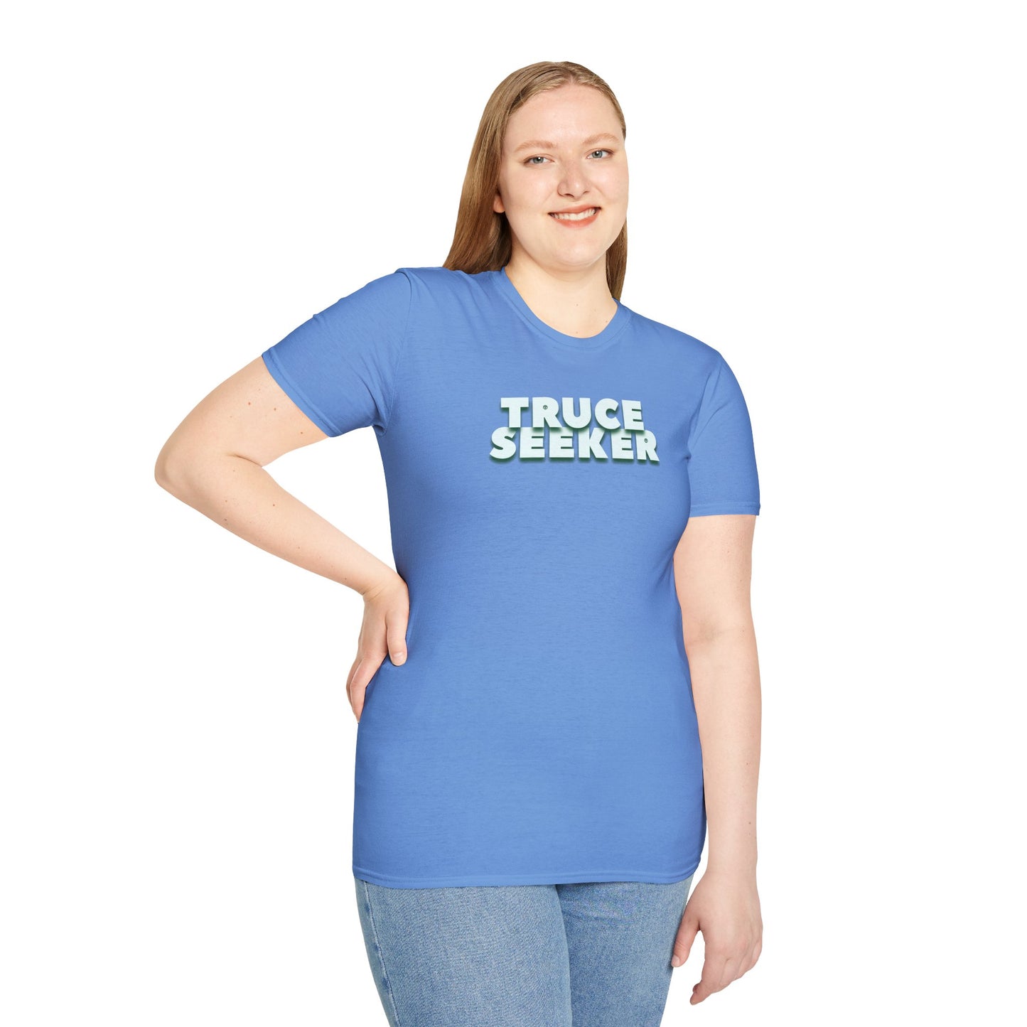 TRUCE SEEKER Unisex Softstyle 100% Cotton T-Shirt