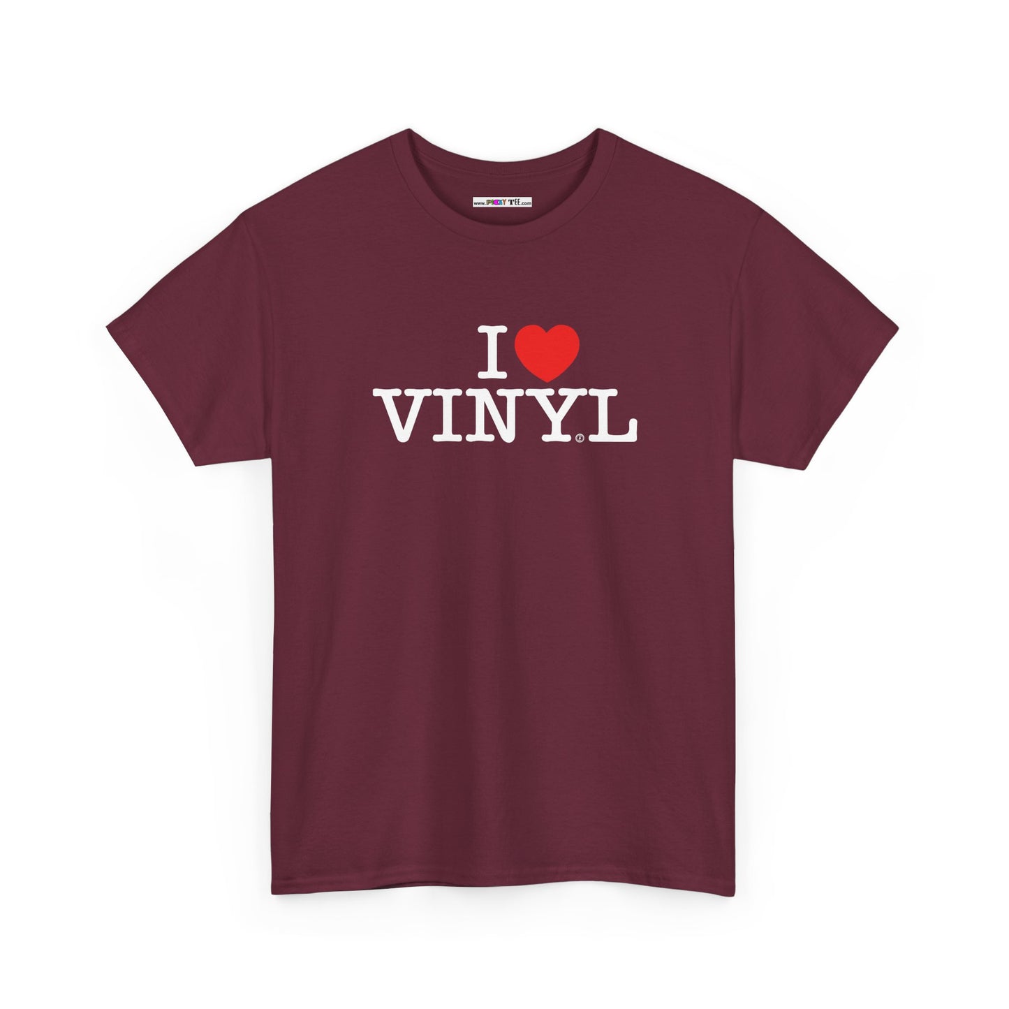 I ❤️ VINYL Unisex Heavy Cotton Tee